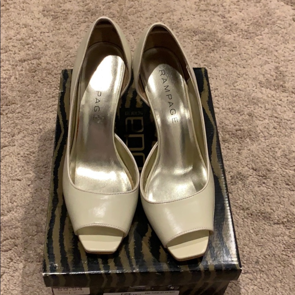 White pumps
